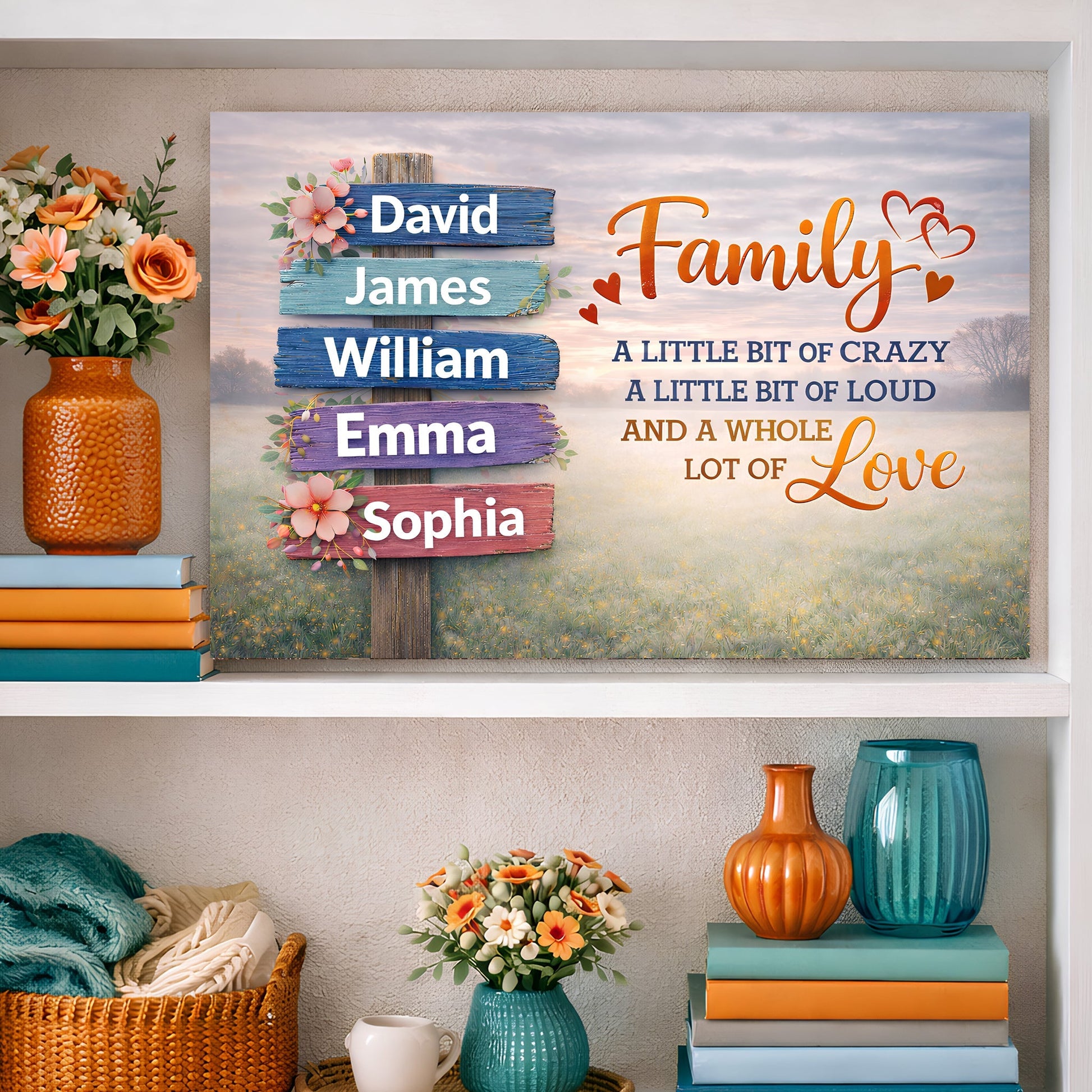 Family Whole Lot Of Love Wall Sign II