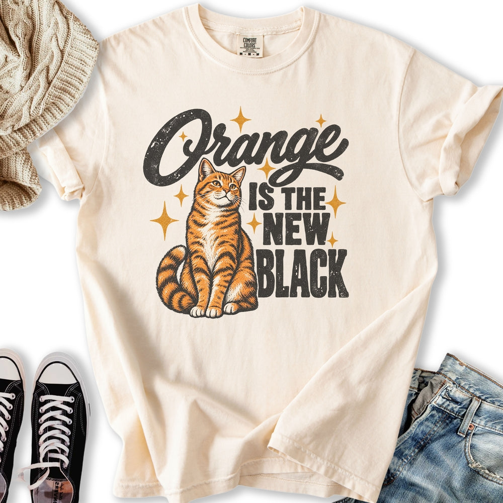 Orange New Black Relaxed Tee