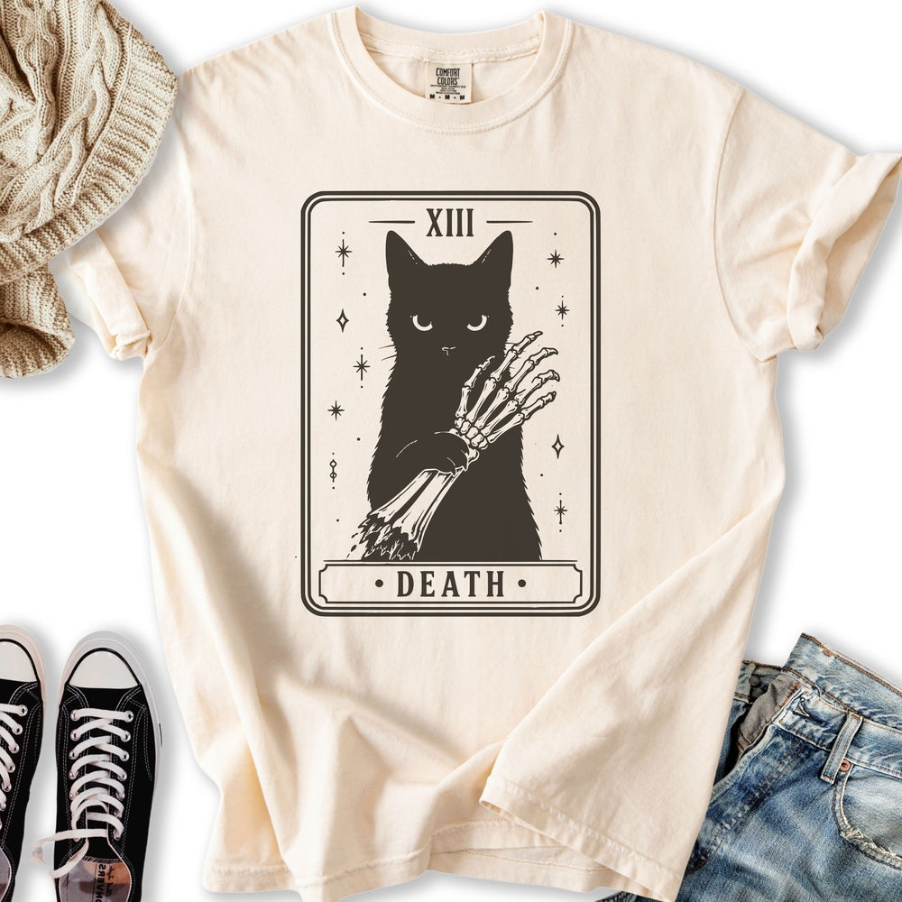 Death Cat Tarot Relaxed Tee