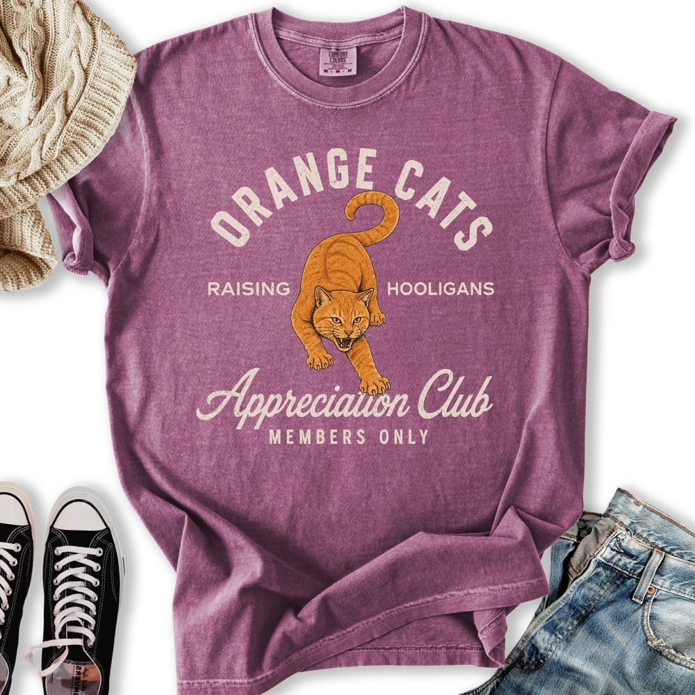 Orange Cats Appreciation Relaxed Tee