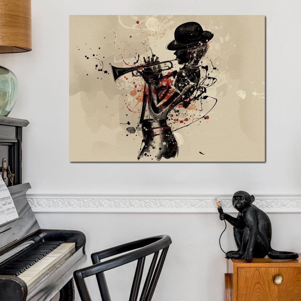 Trumpeter Canvas Wall Art