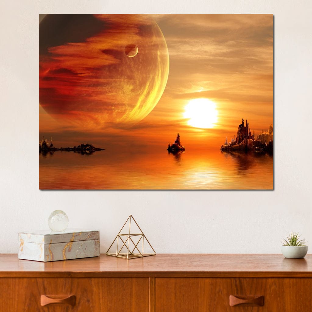 Otherworldly Scenery Canvas Wall Art