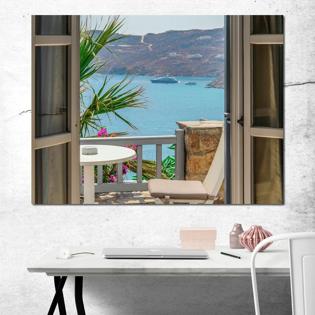 My Mykonos Canvas Wall Art