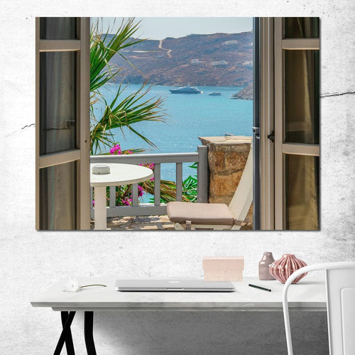 My Mykonos Canvas Wall Art