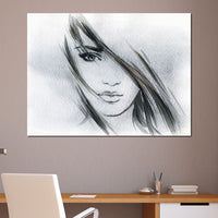 Fanny Portrait Canvas Wall Art