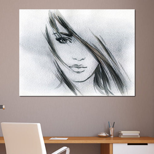 Fanny Portrait Canvas Wall Art