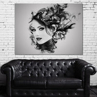 The Smoke Collection 03 Canvas Wall Art