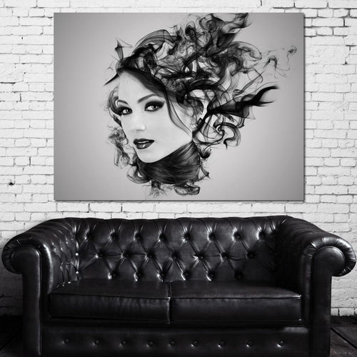 The Smoke Collection 03 Canvas Wall Art