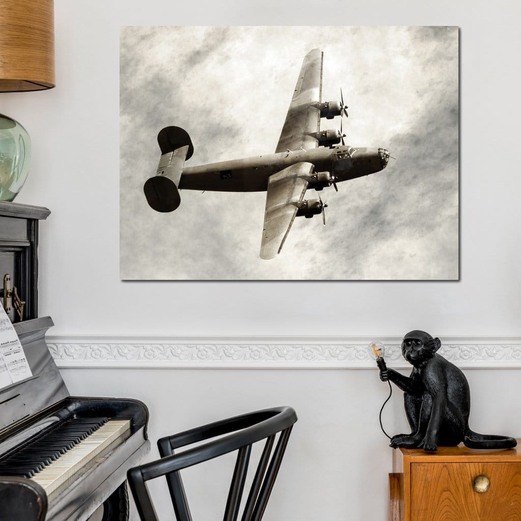 B-24 Bomber Canvas Wall Art