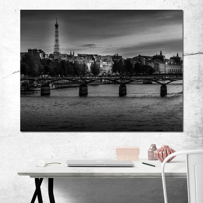Paris in Black & White 7 Canvas Wall Art