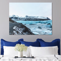 Svinafellsjokull Glacier Canvas Wall Art