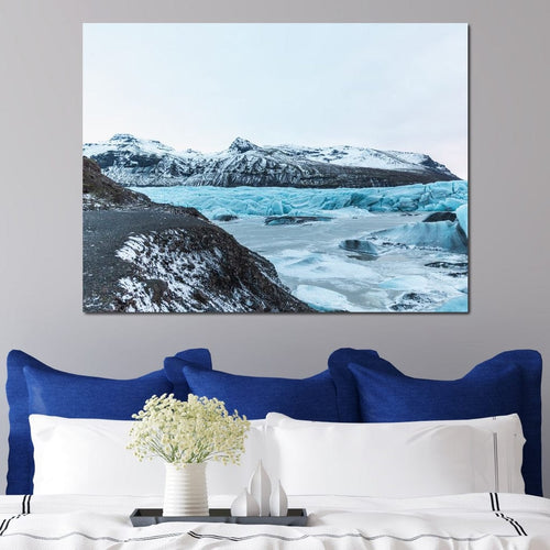 Svinafellsjokull Glacier Canvas Wall Art