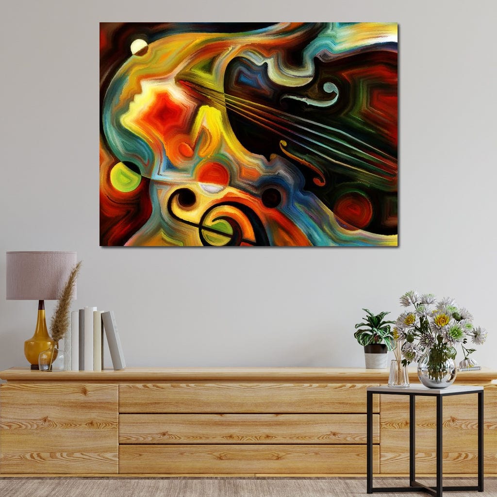 Violin Mind Canvas Wall Art