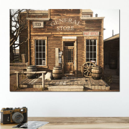 General Store Canvas Wall Art