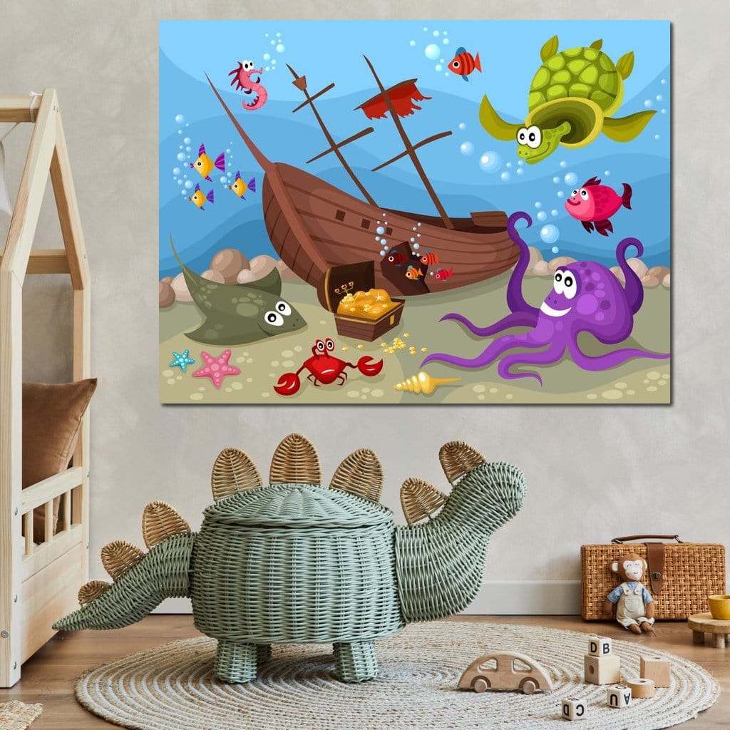 Sunken Treasure Canvas Wall Art