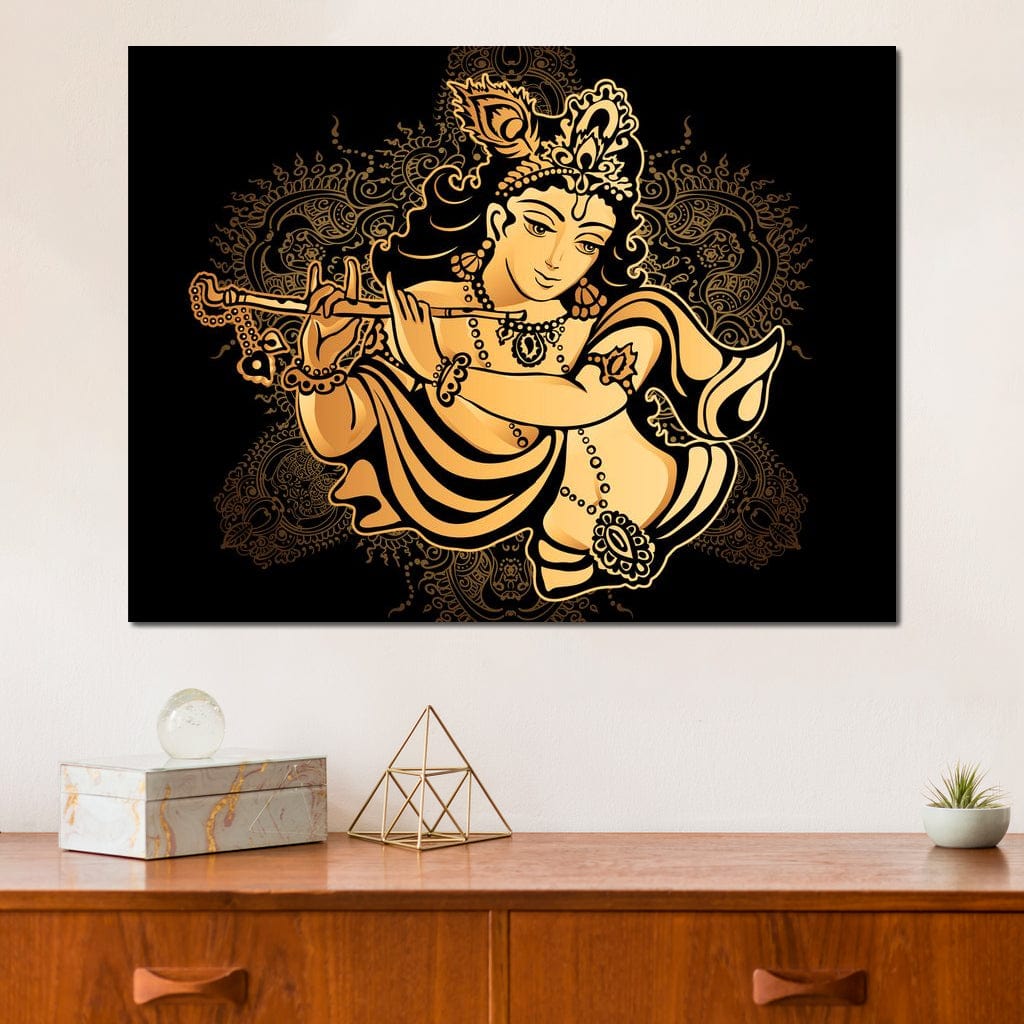 Hare Krishna Canvas Wall Art