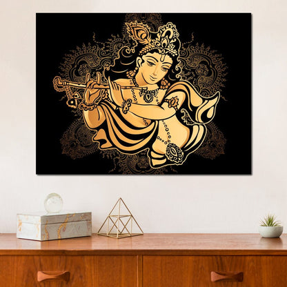 Hare Krishna Canvas Wall Art
