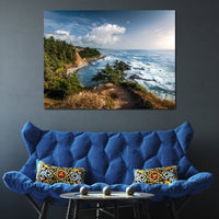 Blue Coast Canvas Wall Art