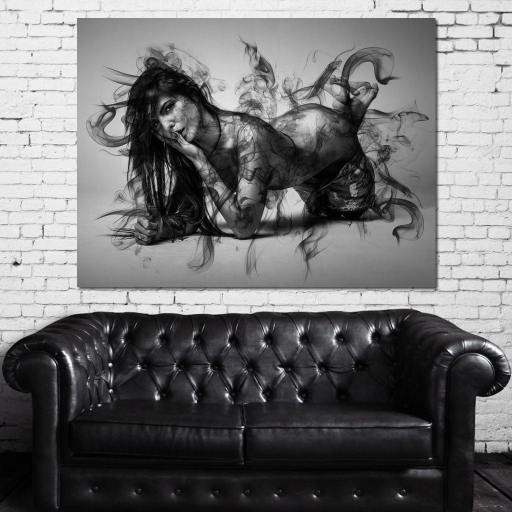 The Smoke Collection 09 Canvas Wall Art