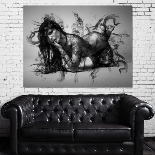The Smoke Collection 09 Canvas Wall Art