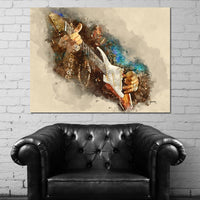 Jimmy Hendrix's Electric Guitar Canvas Wall Art