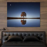 Tree Reflection Canvas Wall Art