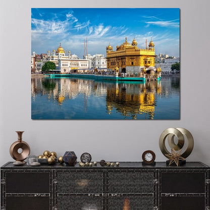 Golden Temple Amritsar Canvas Wall Art