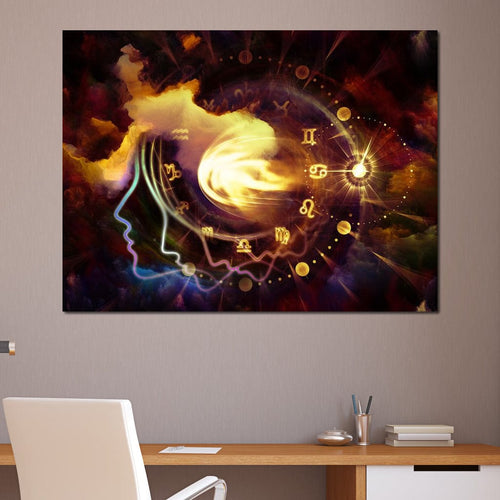 Astrology Profile Canvas Wall Art