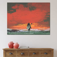Looking for Inspiration Canvas Wall Art