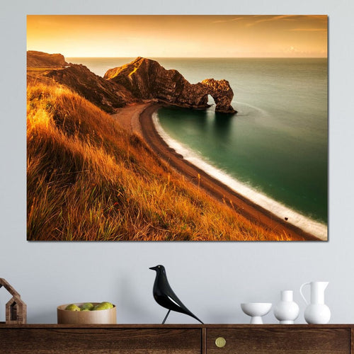 Sunset Beach Canvas Wall Art
