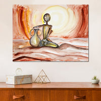 Sunset in Africa Canvas Wall Art