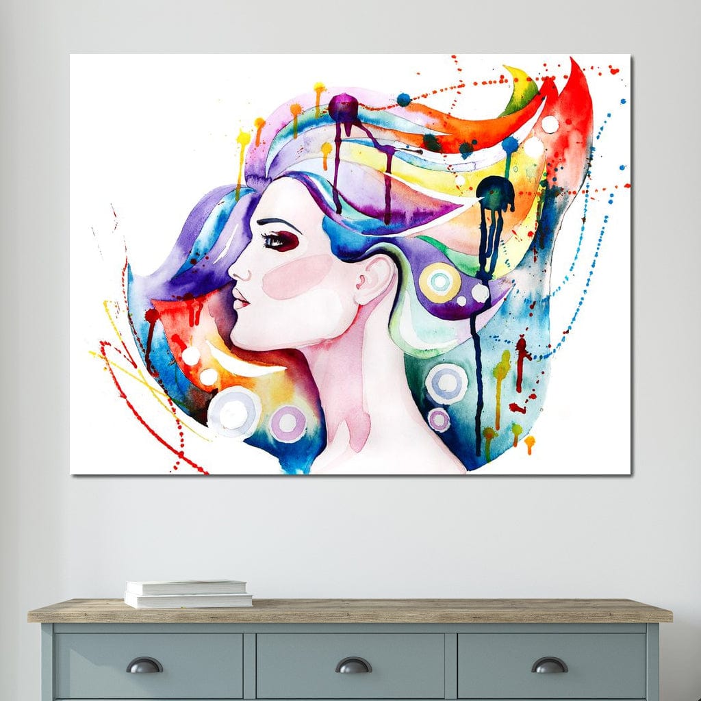 Rosie Portrait Canvas Wall Art