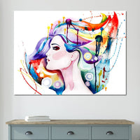 Rosie Portrait Canvas Wall Art