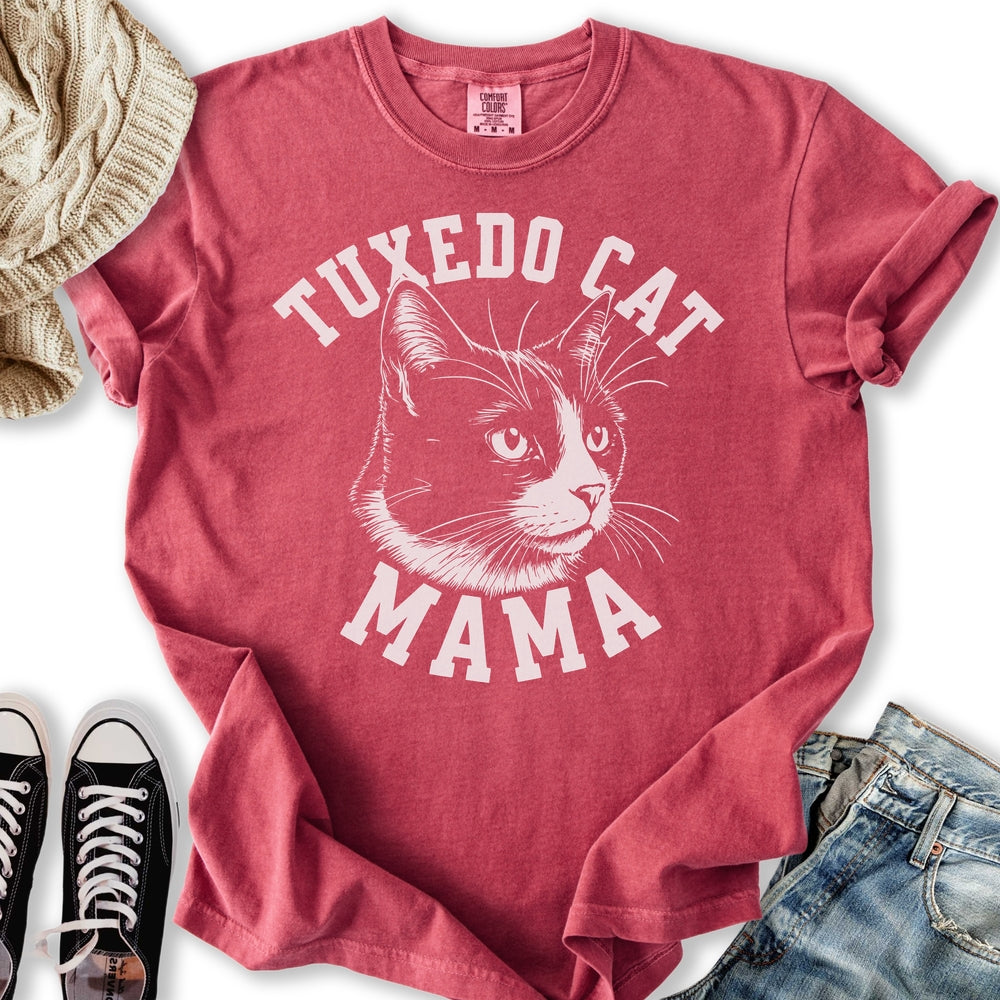 Tuxedo Cat Mama Relaxed Tee