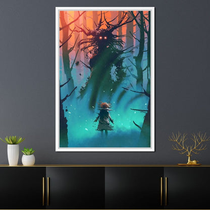 Witch in the Woods Canvas Wall Art