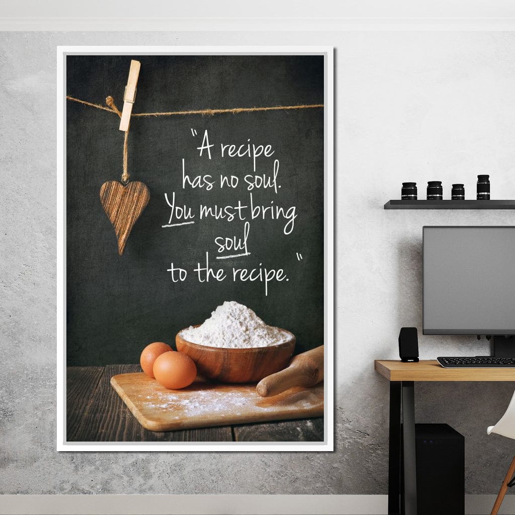 Kitchen Quote Canvas Wall Art