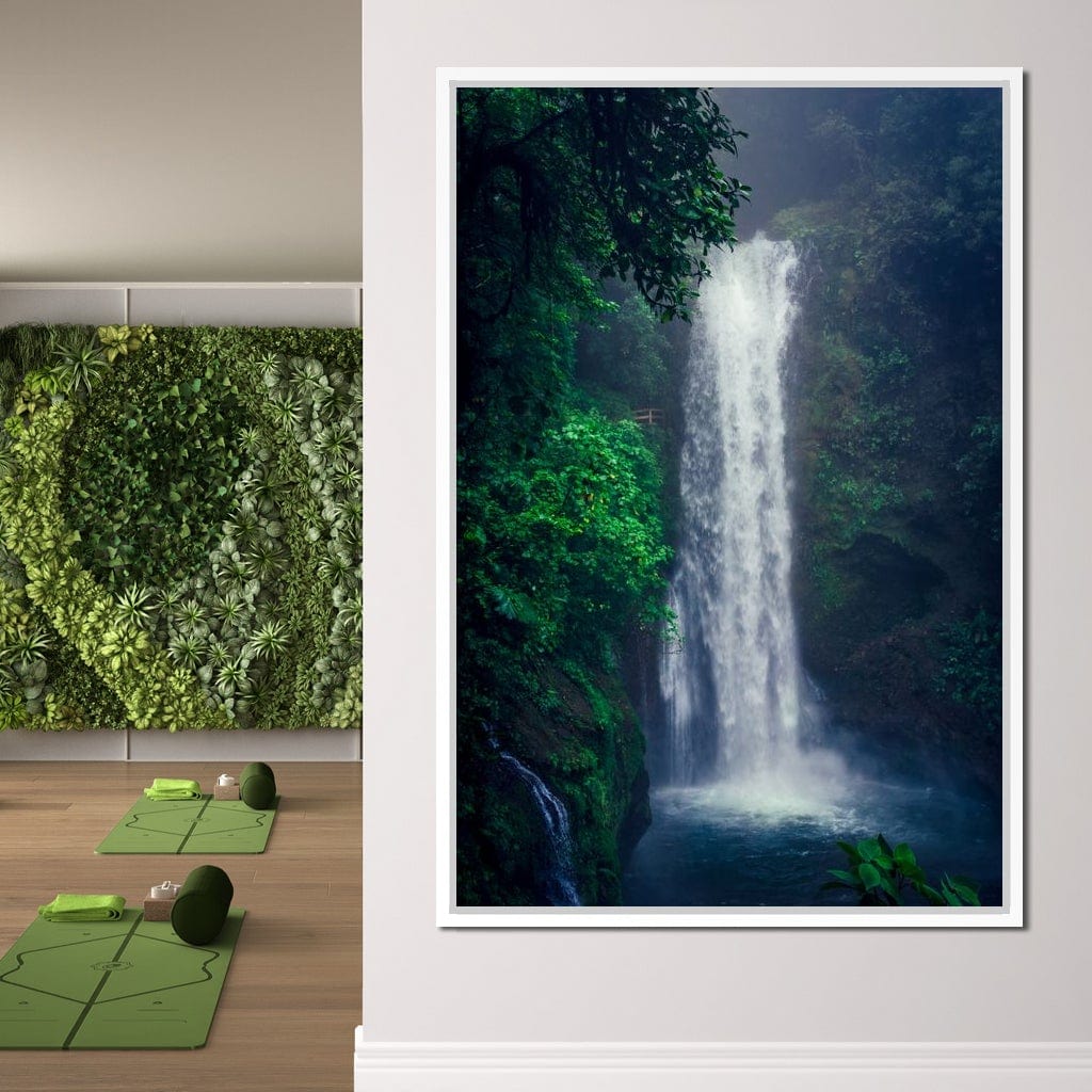 Waterfall in Costa Rica Canvas Wall Art