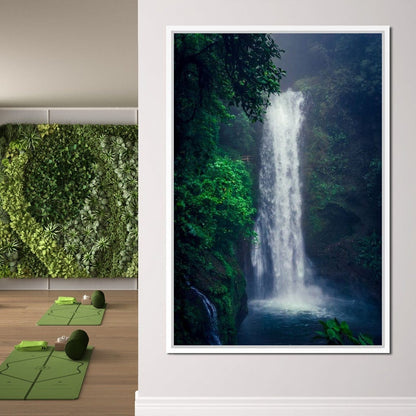Waterfall in Costa Rica Canvas Wall Art