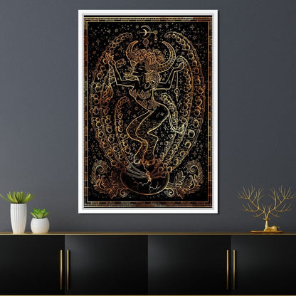 Zodiac sign Taurus Canvas Wall Art