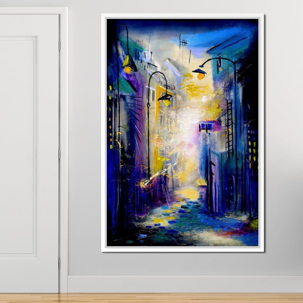 Dark Alley Canvas Wall Art
