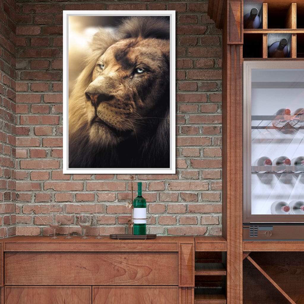 Lion Boss Canvas Wall Art