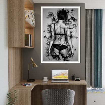 The Smoke Collection 04 Canvas Wall Art