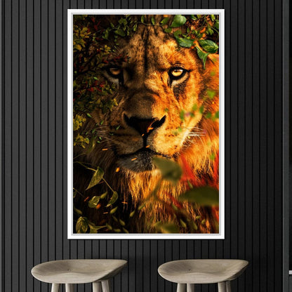 The Great King Canvas Wall Art