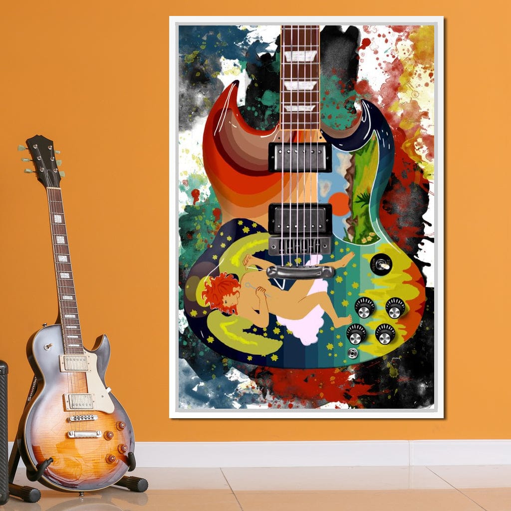 Eric Clapton's Solid Guitar Canvas Wall Art
