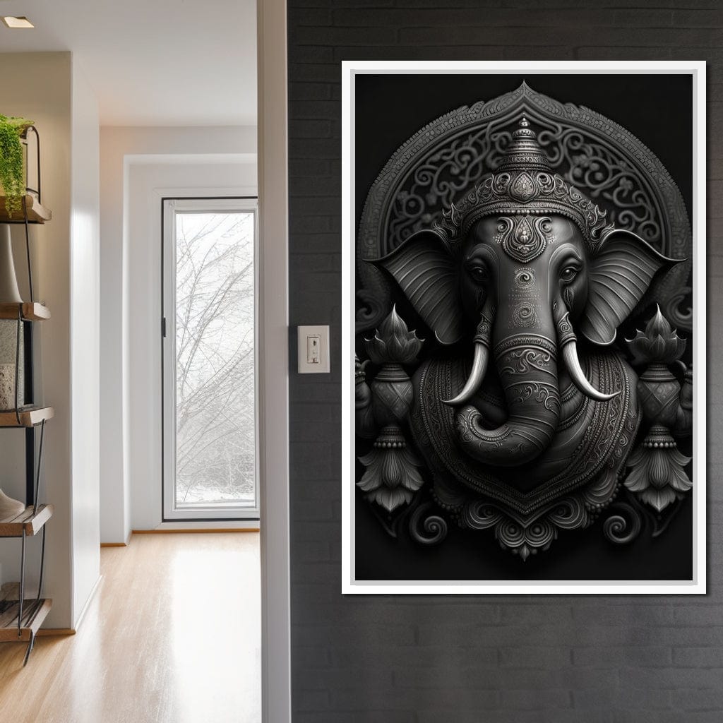 Ganesha's Might Canvas Wall Art