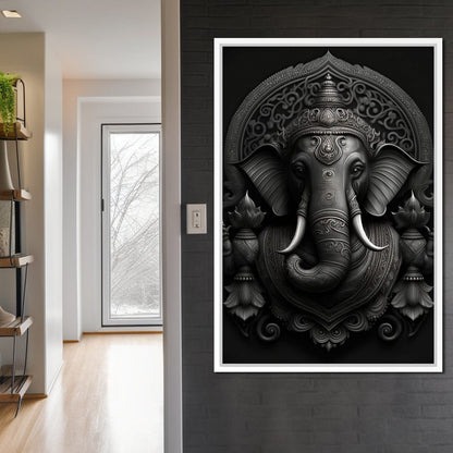 Ganesha's Might Canvas Wall Art