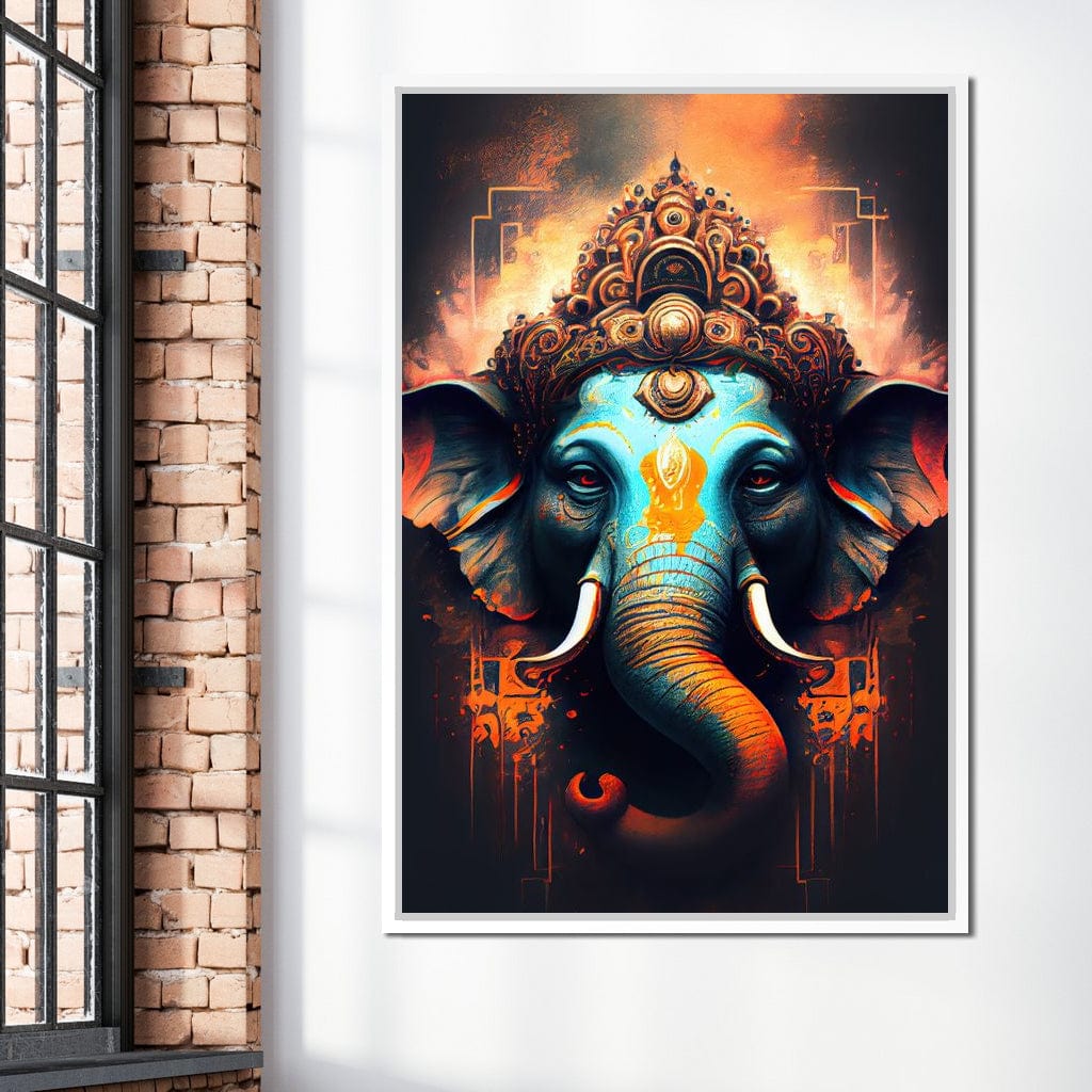 Ganesha's Strength Canvas Wall Art