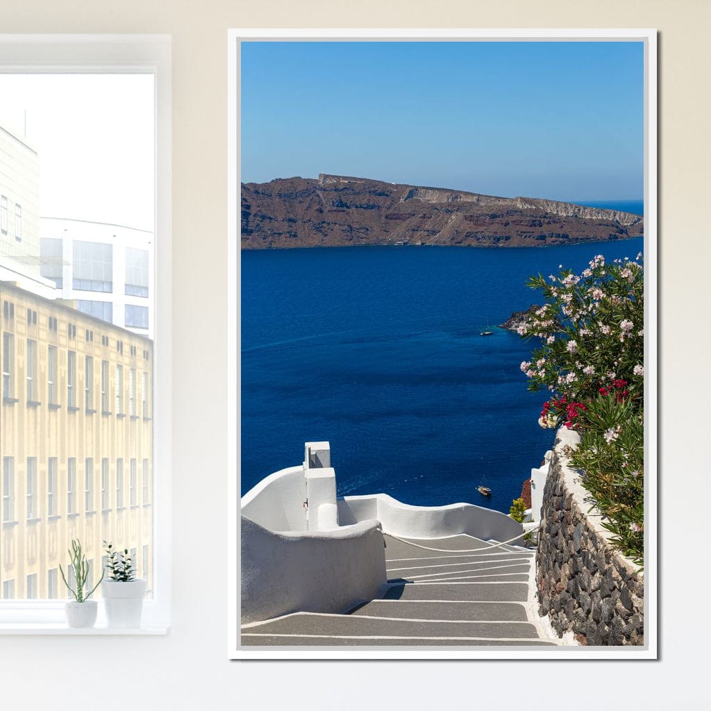 Santorini Canvas Wall Art