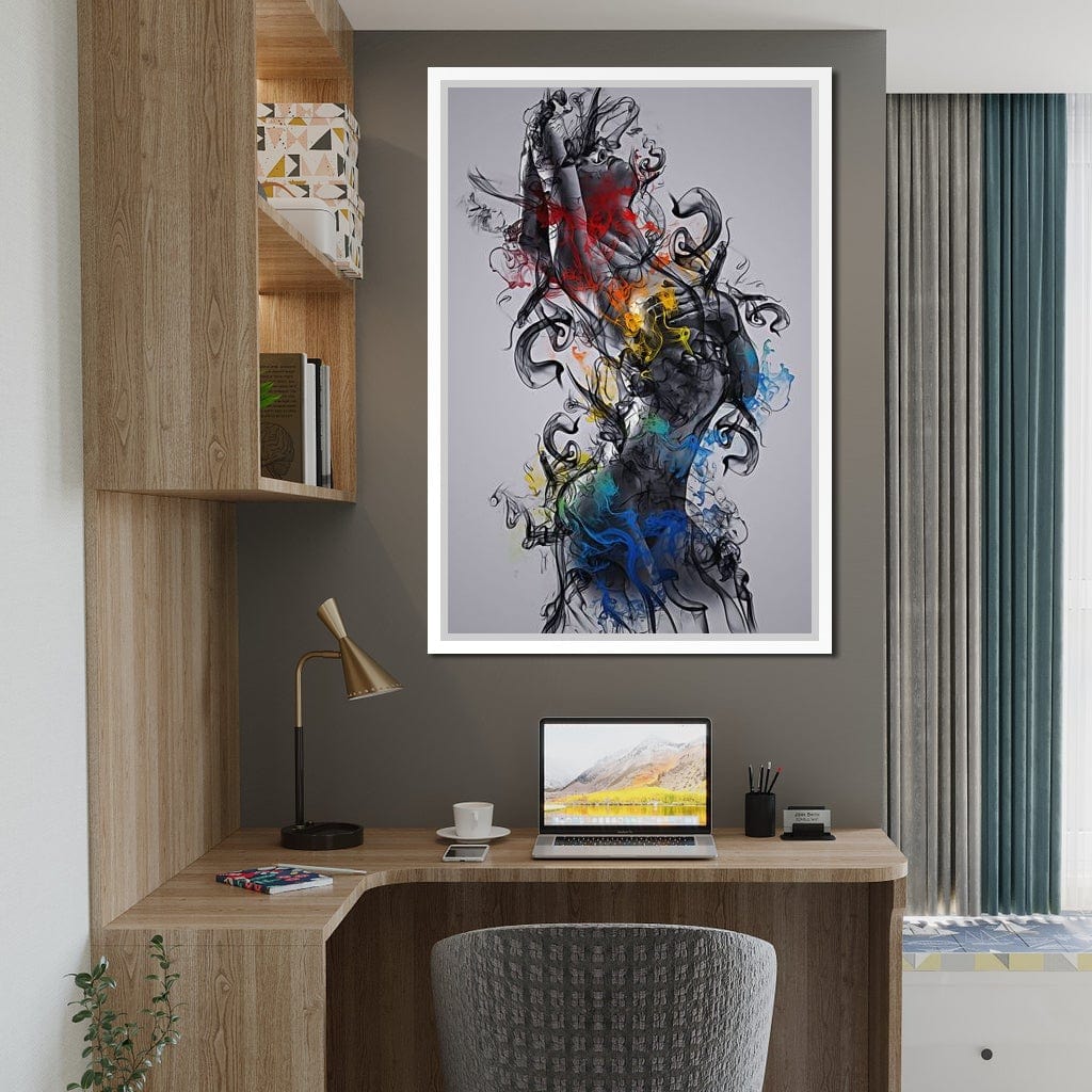 The Smoke Collection 02 Canvas Wall Art