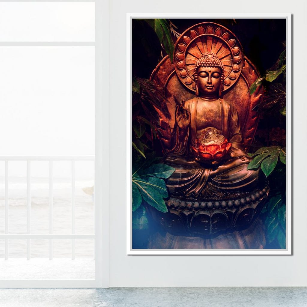 Zen Buddha Meditation Canvas Wall Art